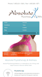 Mobile Screenshot of absolutephysio.ca