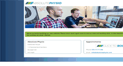 Desktop Screenshot of absolutephysio.com